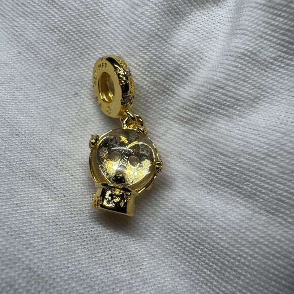 Pandora Heart Snowflake Snow Globe Dangle - Picture 5 of 5